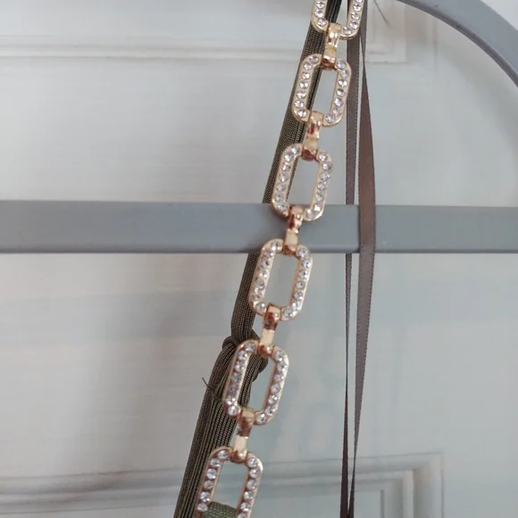 Jason Wu Emmett Cowl Neck Jumpsuit with Jewel Straps Olive M - Picture 7 of 12